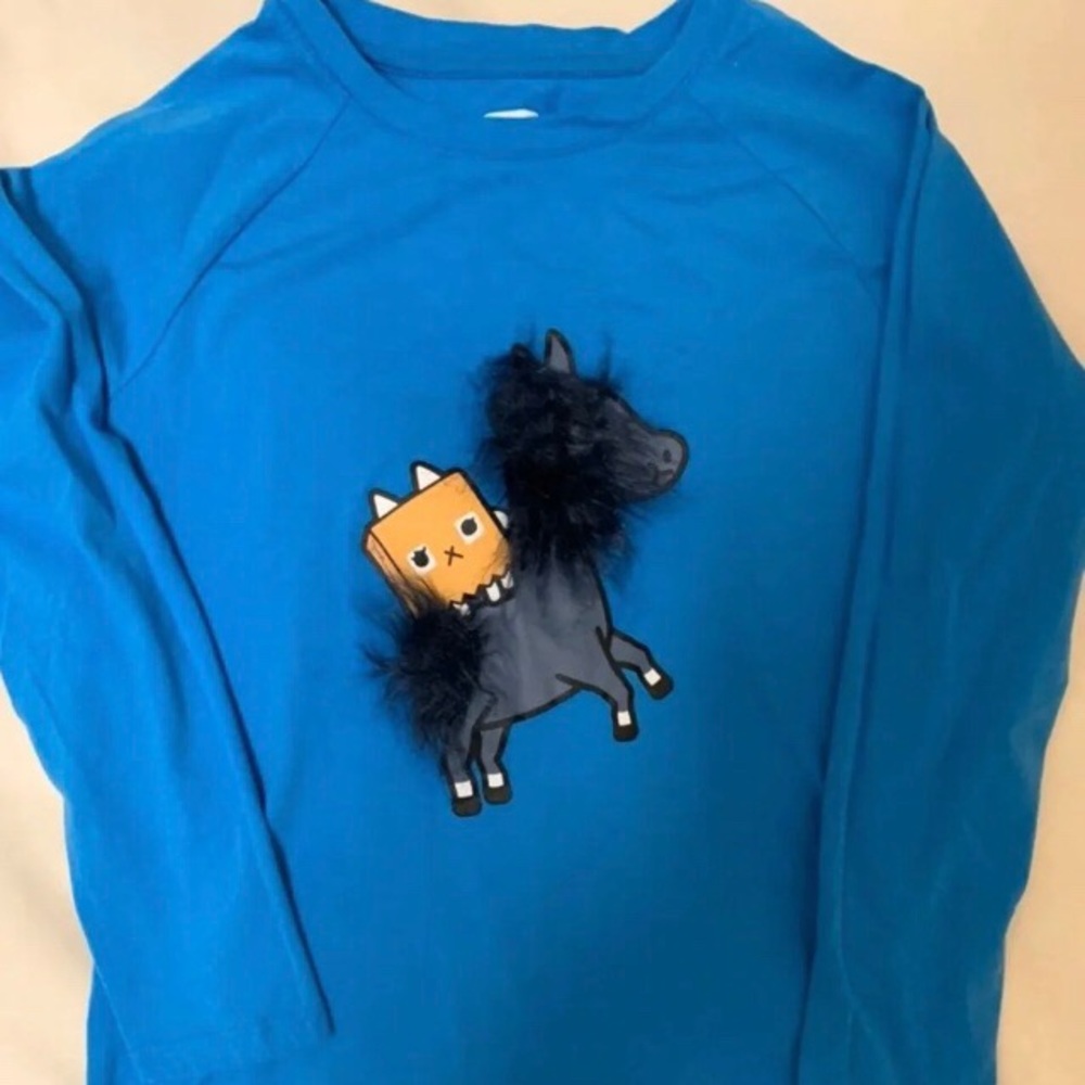 Toca Boca girls xs 4-5 long sleeve graphic tee NWT